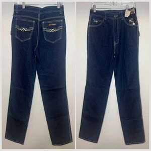 Voyager Vintage Dark Blue Straight Leg Jeans Sz 31